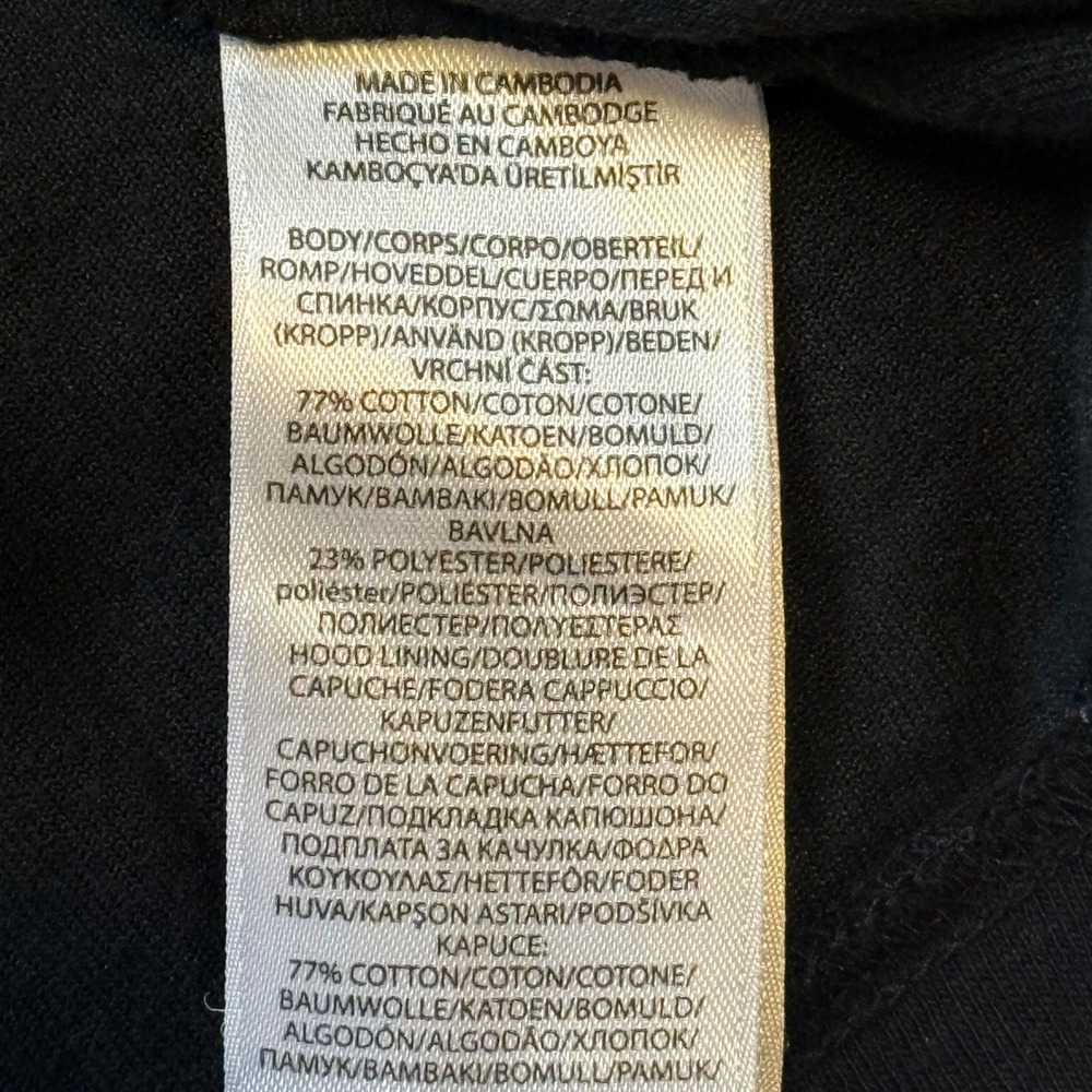 Polo Ralph Lauren Womens Black Velour Full Zip Hoodie Gold Pony Logo Size Small - Picture 6 of 8